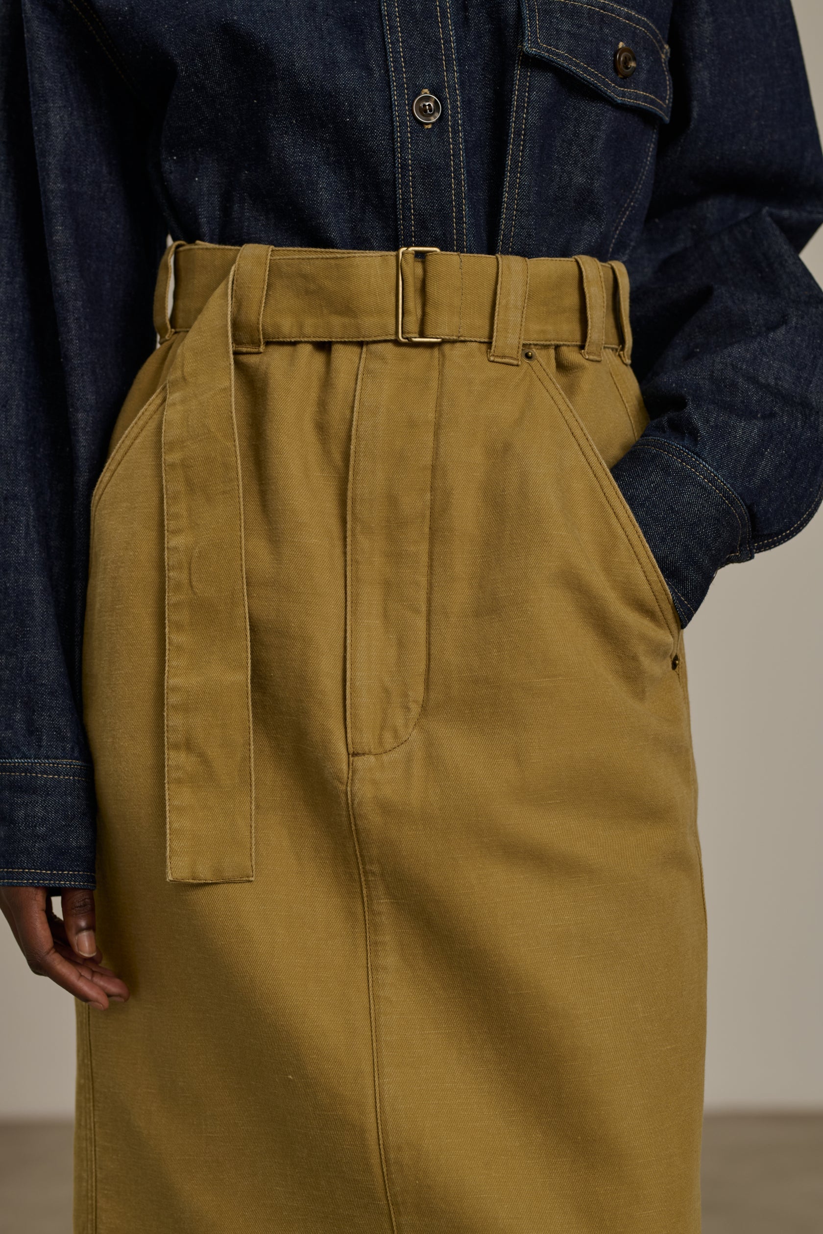 Soeur Clara Skirt Beige