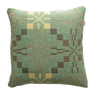 Melin Tregwynt Vintage Star Cushion Mint