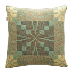 Melin Tregwynt Vintage Star Cushion Mint