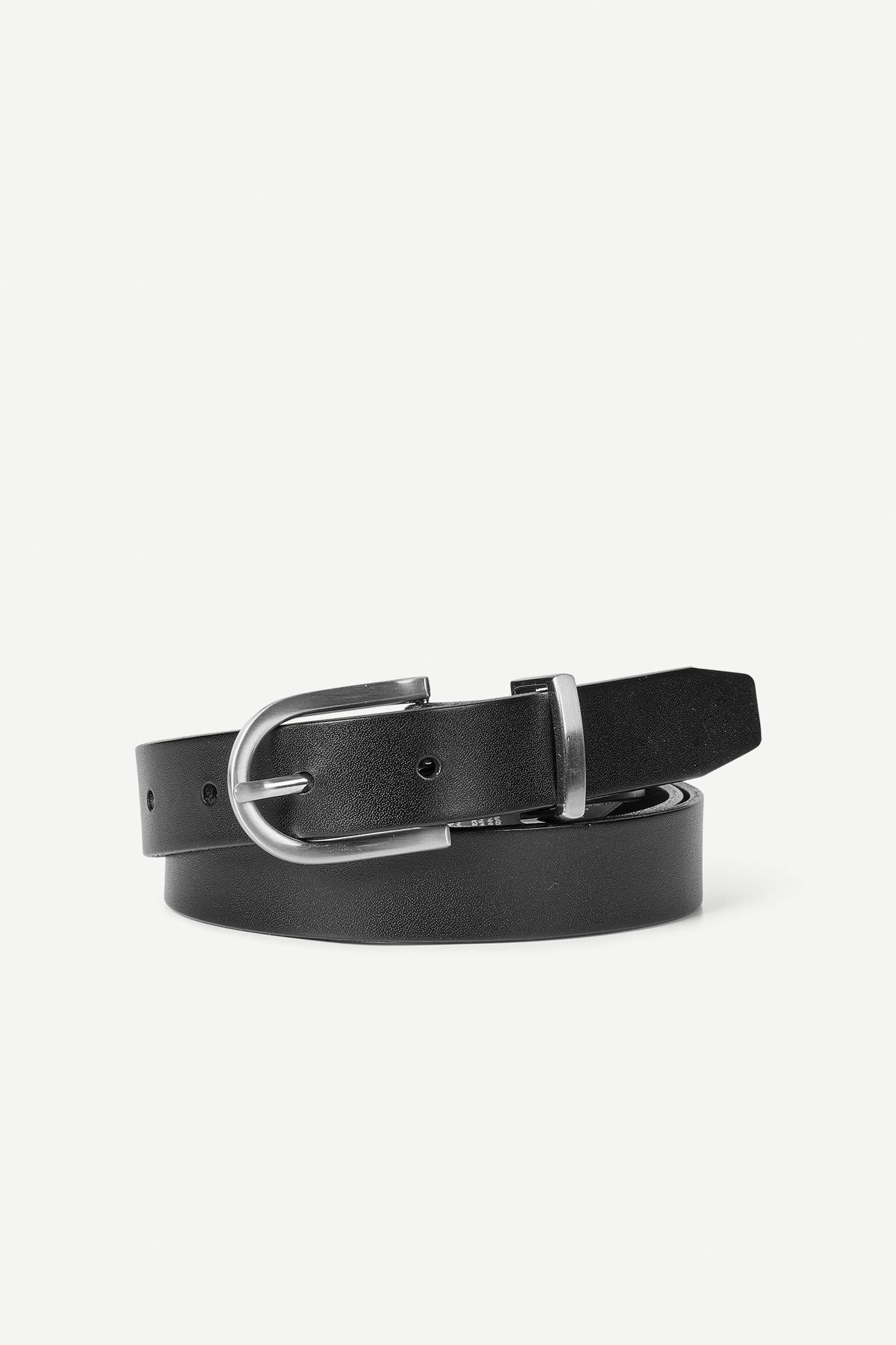 Samsoe Samsoe Sebevan Belt Narrow  Black