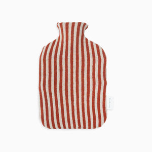 Chickpea Rust Bold Stripe Hot water Bottle