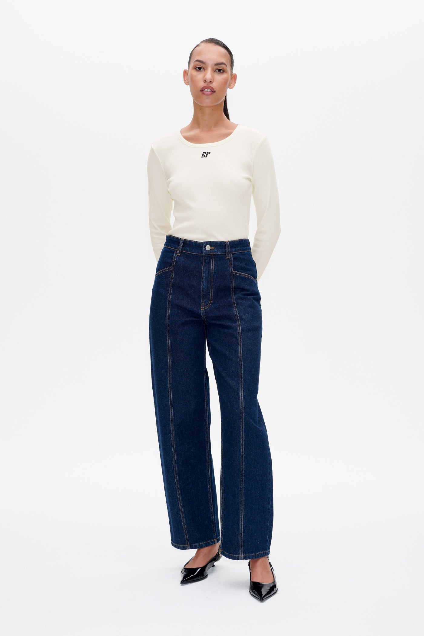 Baum Und Pferdgarten Nara High Rise Jeans Night sky Denim