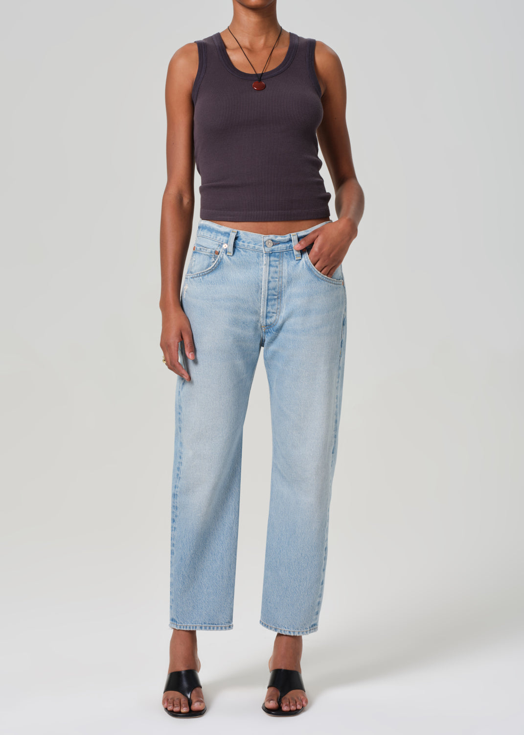 Citizens Of Humanity Winslow Cropped Boyfriend Jeans Blare