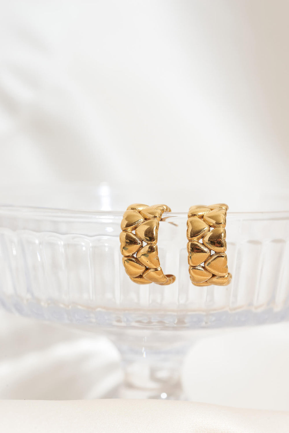 Ballinger Love Heart Hoops
