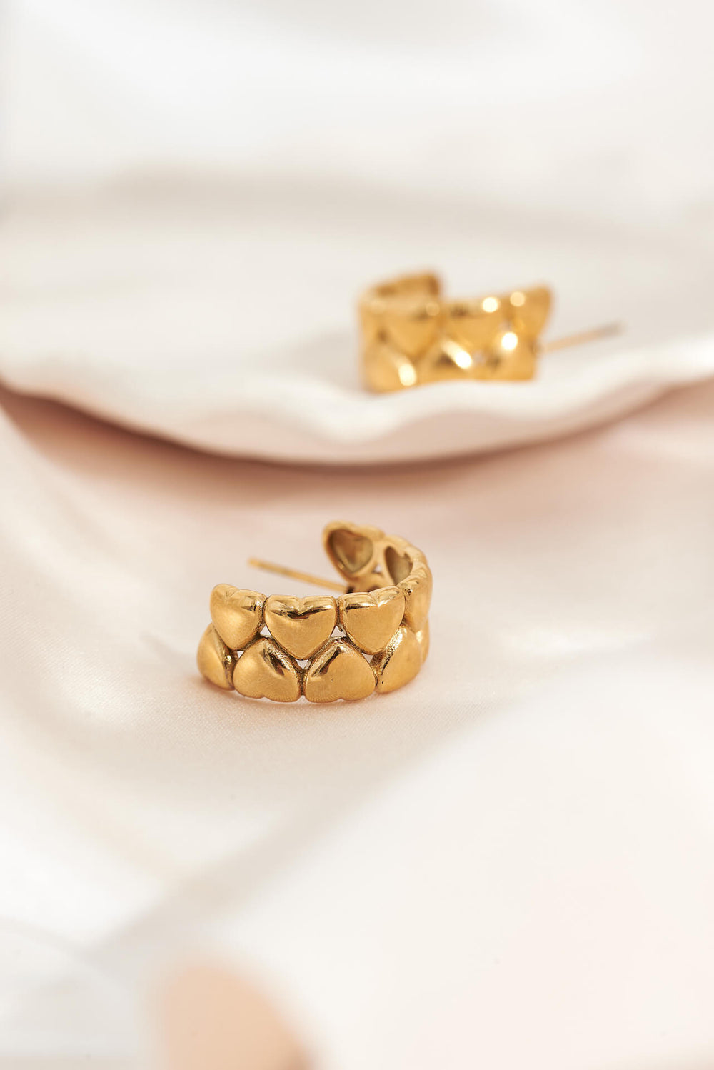 Ballinger Love Heart Hoops