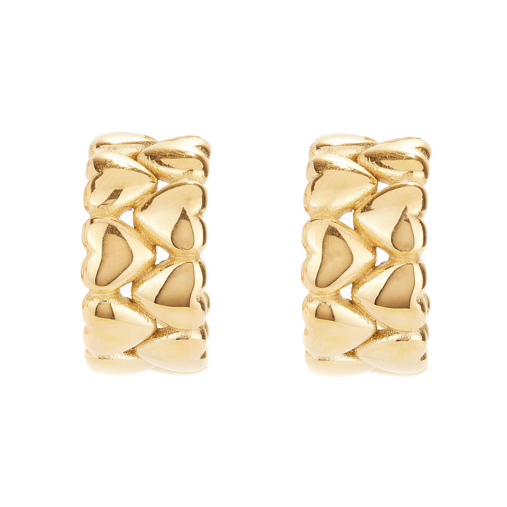 Ballinger Love Heart Hoops