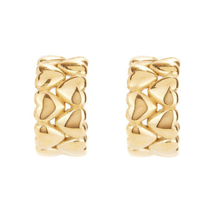 Ballinger Love Heart Hoops