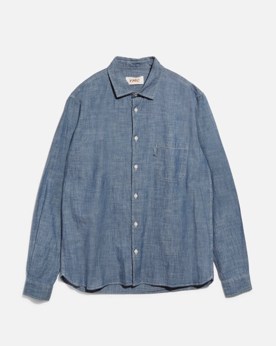 YMC Curtis Shirt Light Indigo