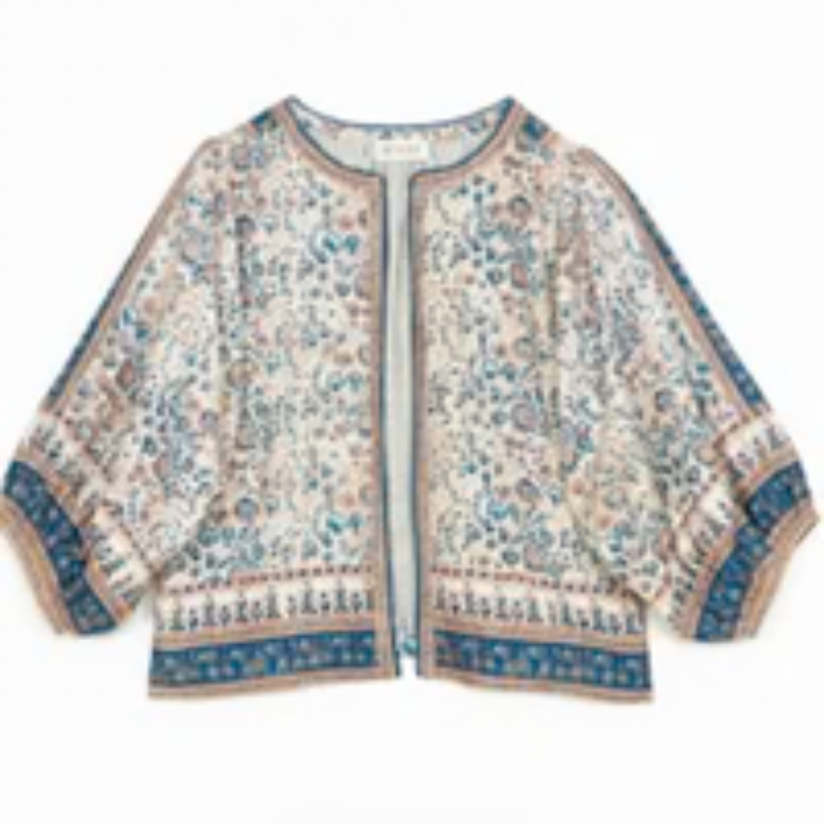 M.A.B.E Cass Print Jacket Navy