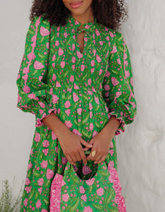 Pink City Prints Izzy Dress Amazonian Jungle