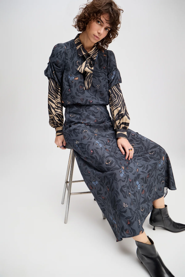Munthe Lustanna Top Charcoal