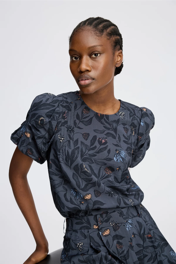 Munthe Lustanna Top Charcoal