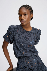 Munthe Lustanna Top Charcoal