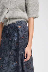 Munthe Bardot Skirt Charcoal