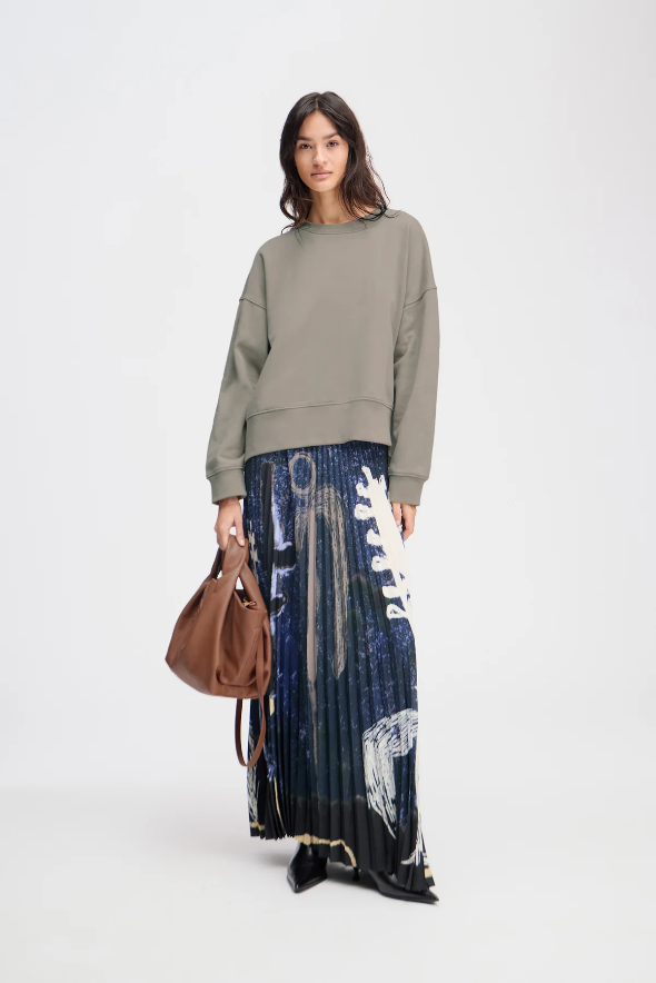 Munthe Charming Skirt Black Print