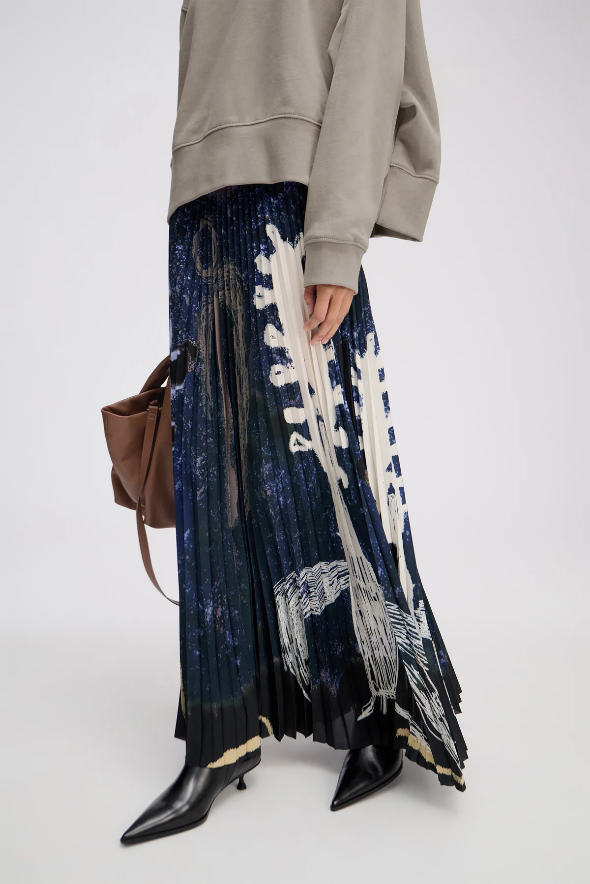 Munthe Charming Skirt Black Print