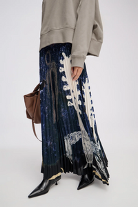Munthe Charming Skirt Black Print