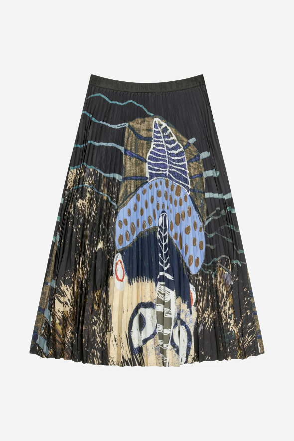 Munthe Charming Skirt Black Print