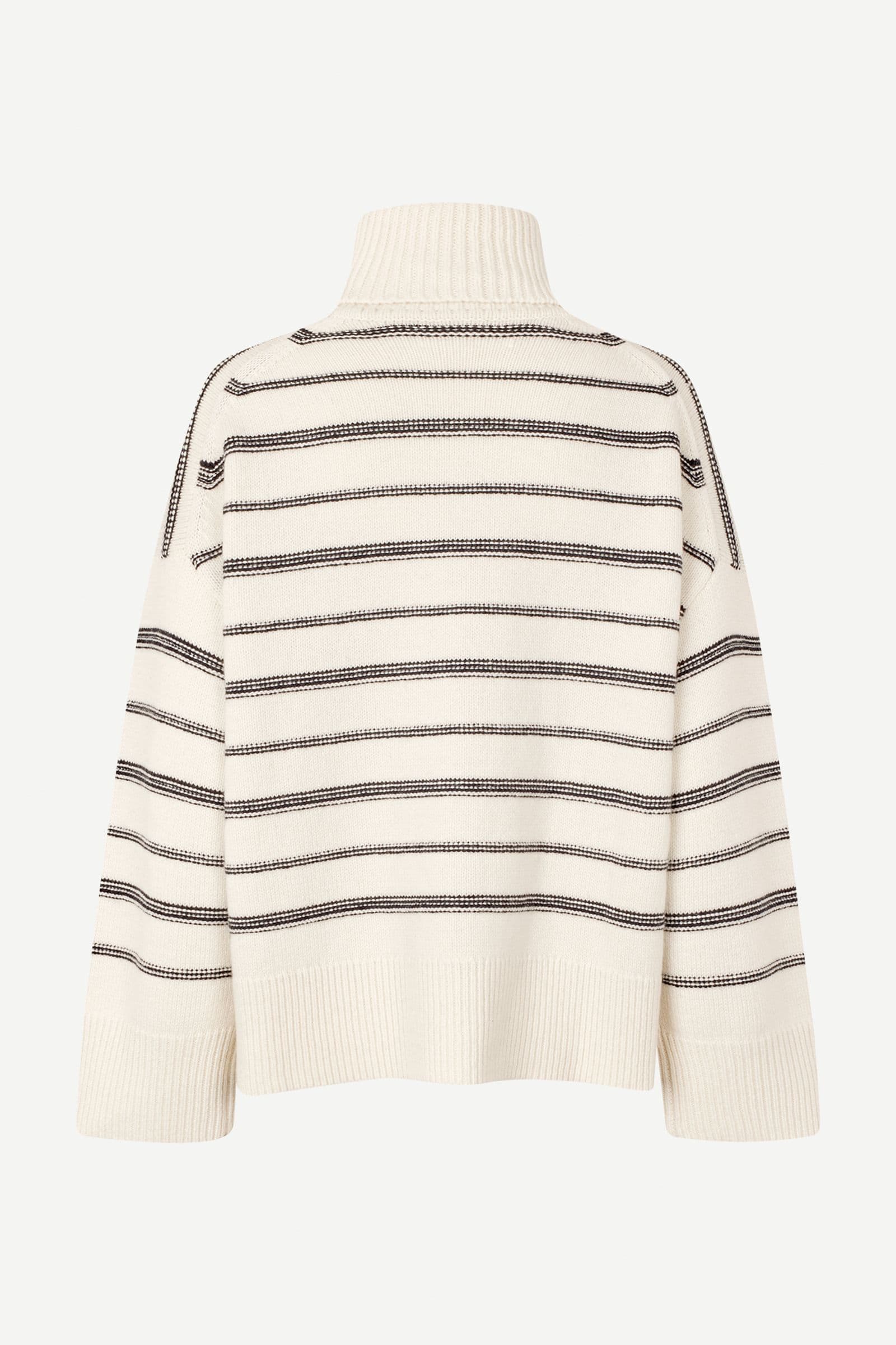 Samsoe Samsoe Sakeiku stripe turtleneck Clear Cream Stripe