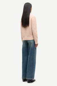 Samsoe Samsoe Nor Short Cardigan Cameo Rose