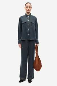 Samsoe Samsoe Satopiary Trousers Burnt oak