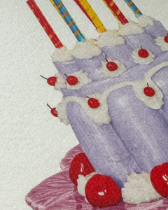 Canonbury Press Lavender Cream Blancmange Greeting Card