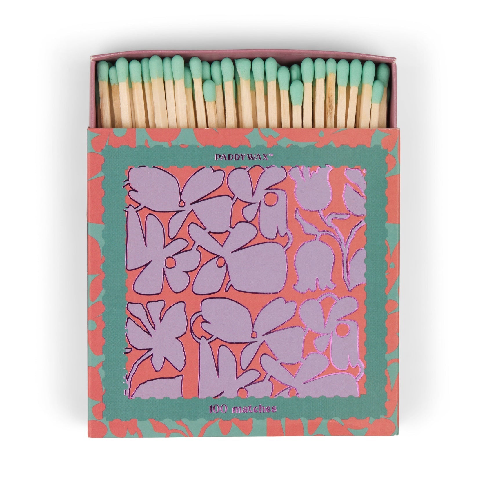 Paddy Wax Jumbo Boxed Matches - Abstract Floral