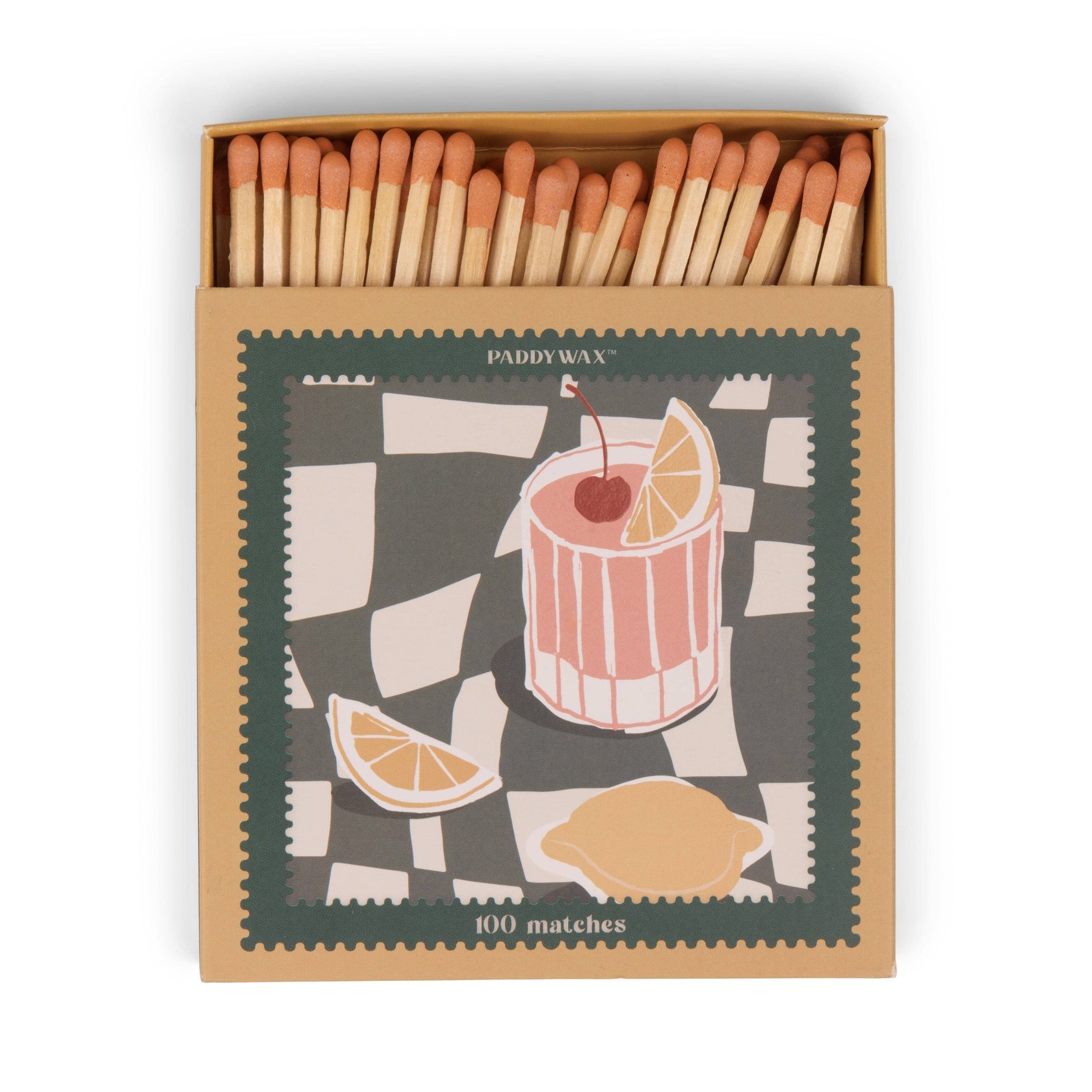 Paddy Wax Jumbo Boxed Matches- Cocktail