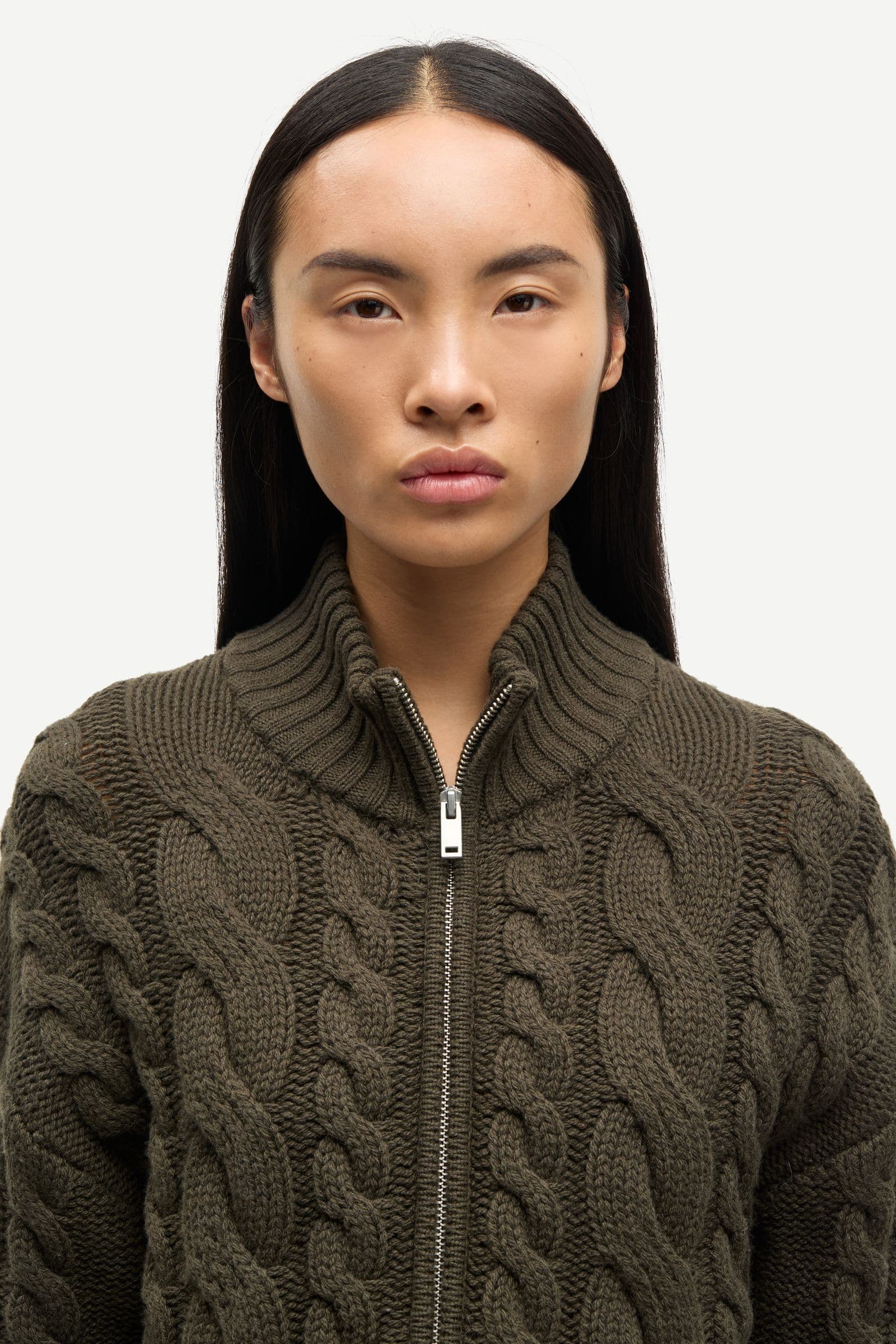 Samsoe Samsoe Saharriet zip cardigan
