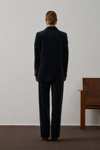 Soeur Sevres Jacket Anthracite Grey Smooth Velvet Veste