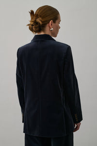 Soeur Sevres Jacket Anthracite Grey Smooth Velvet Veste