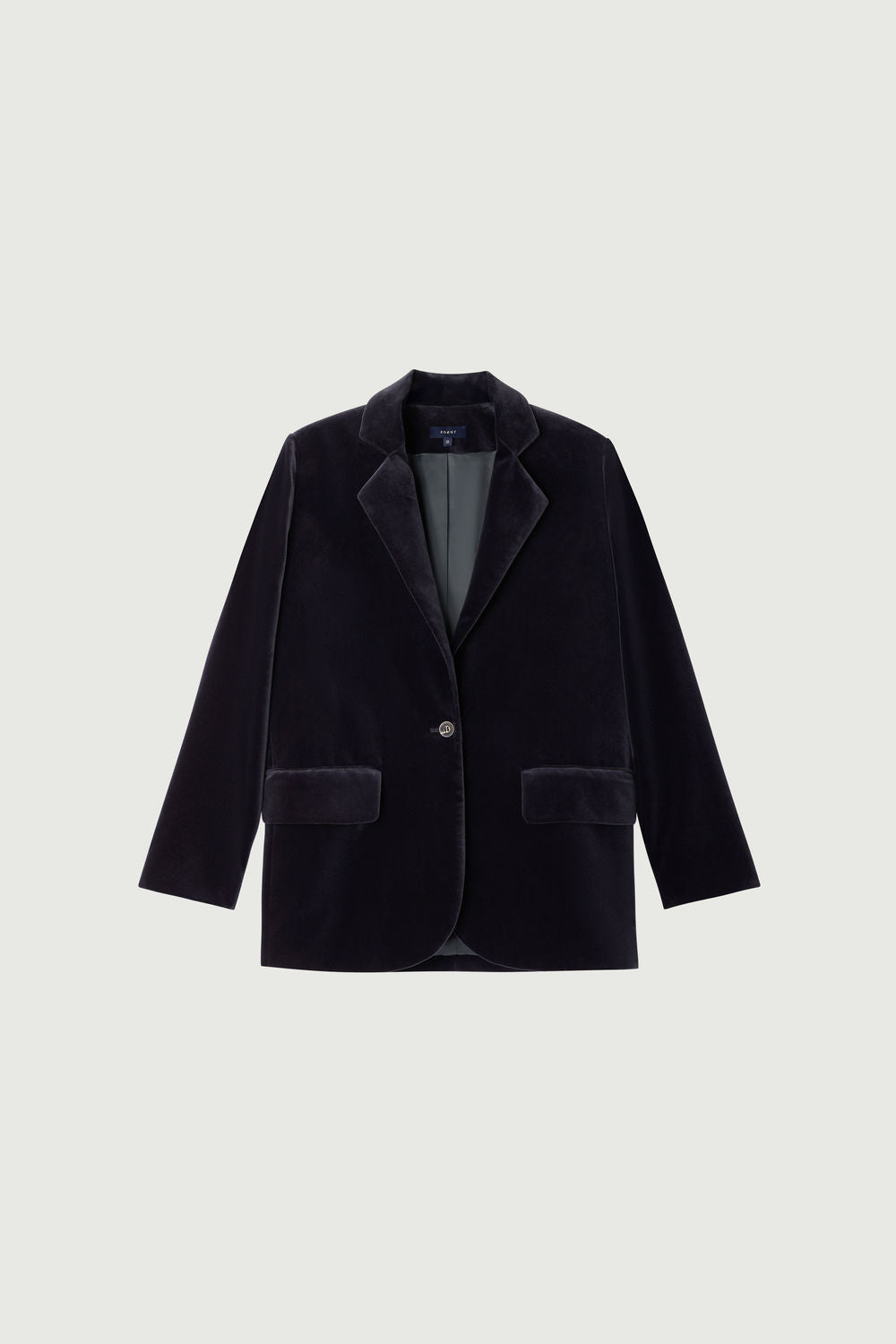 Soeur Sevres Jacket Anthracite Grey Smooth Velvet Veste