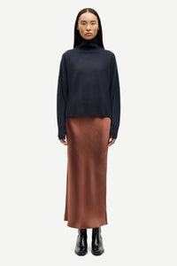Samsoe Samsoe Saagneta Long Skirt Tortoise Shell