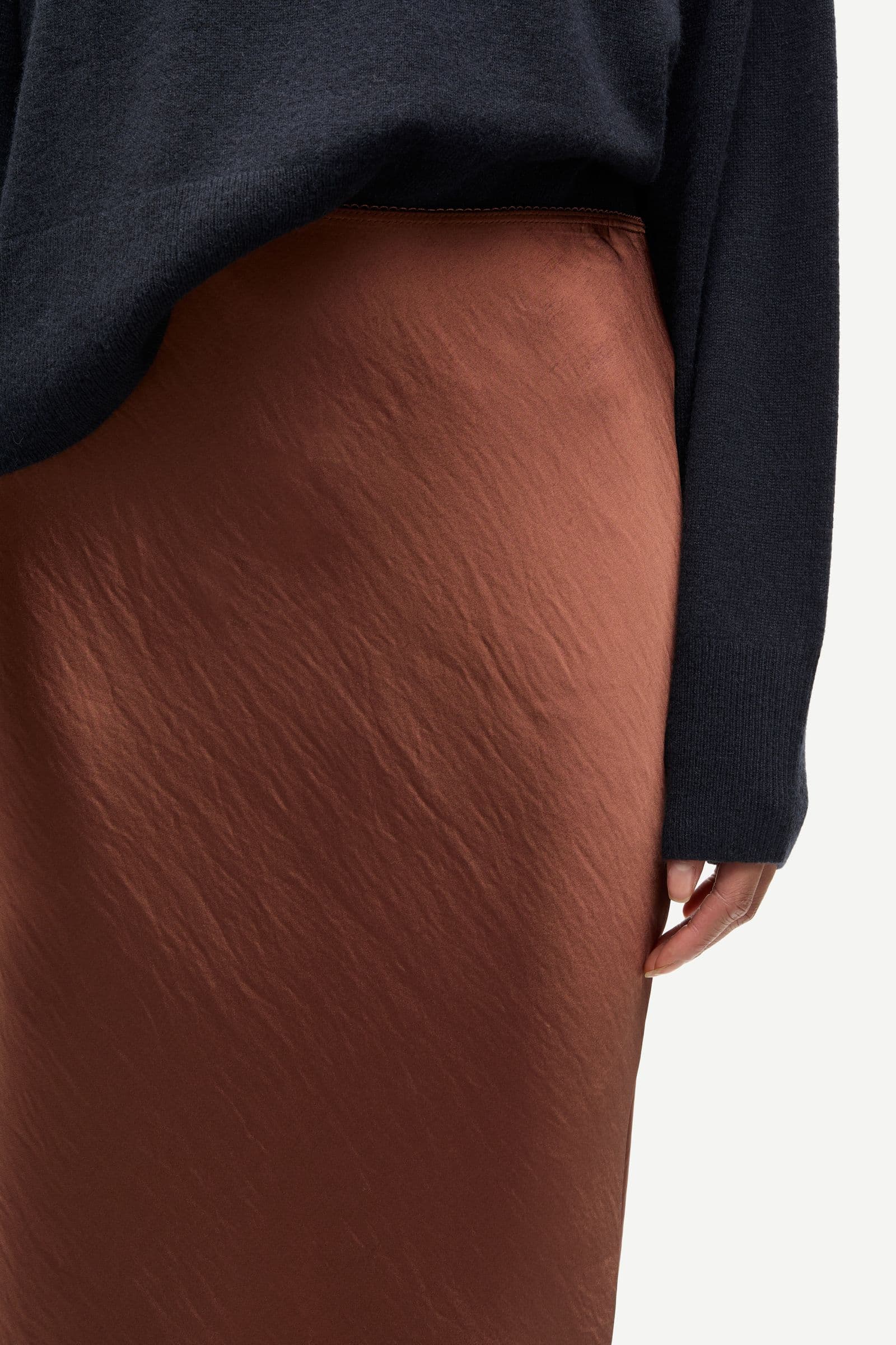 Samsoe Samsoe Saagneta Long Skirt Tortoise Shell