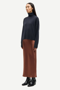 Samsoe Samsoe Saagneta Long Skirt Tortoise Shell