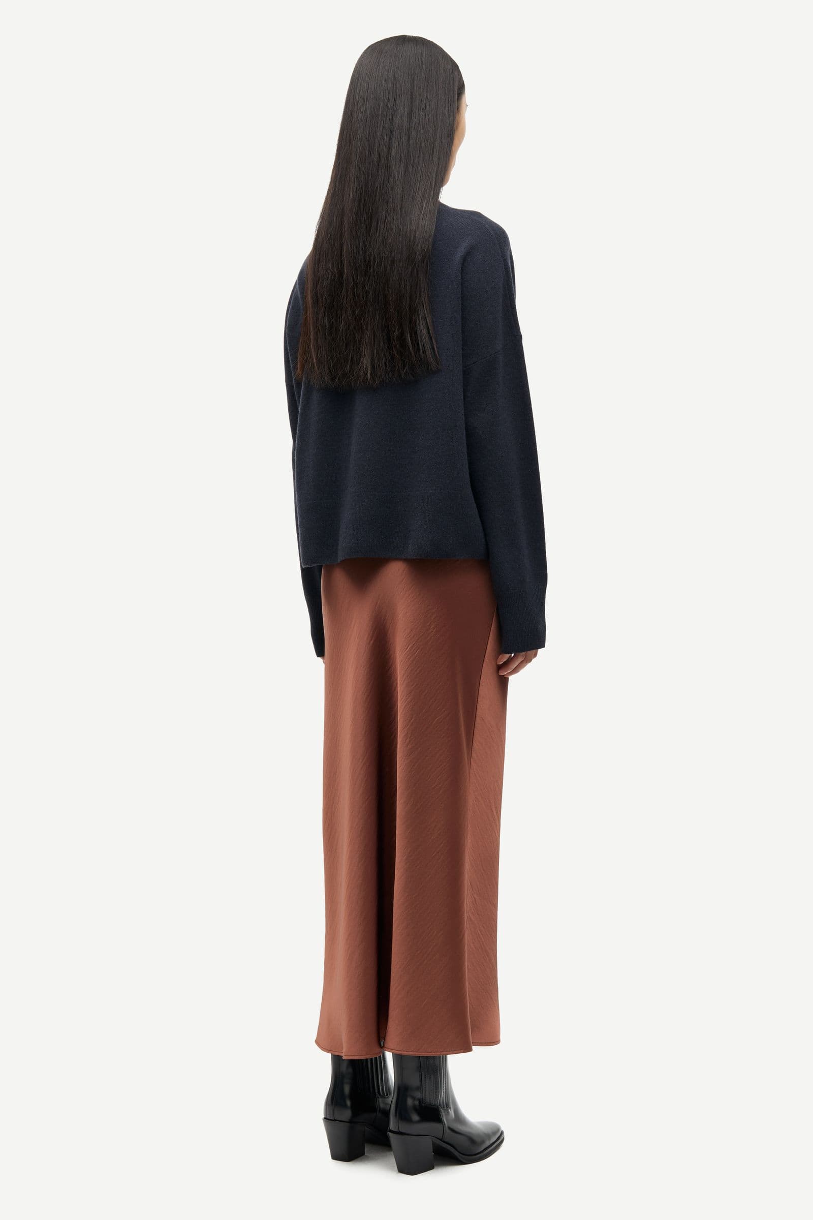 Samsoe Samsoe Saagneta Long Skirt Tortoise Shell