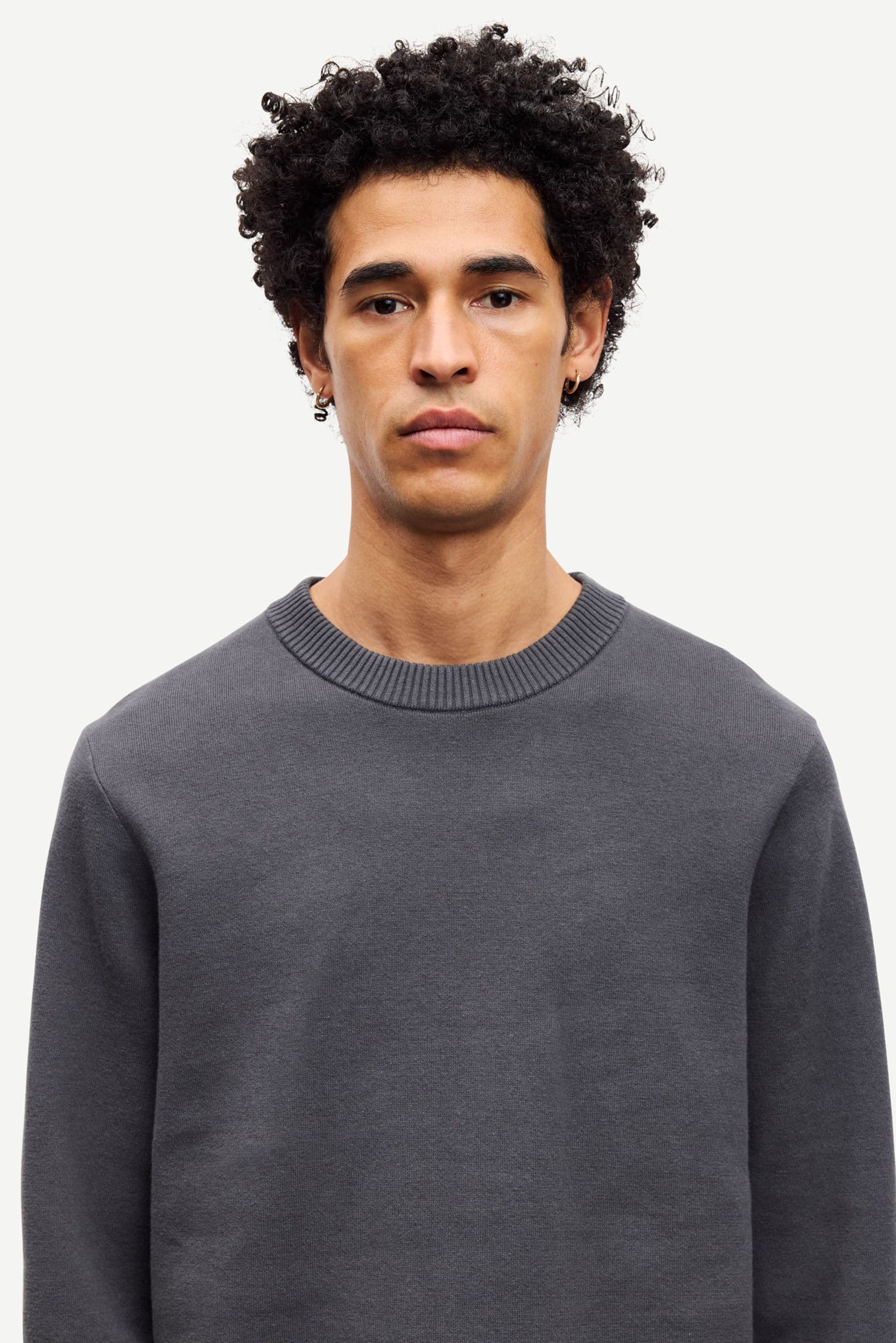Samsoe Samsoe Sanikalis Sweater Black Oyster