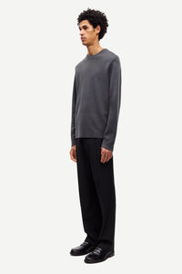 Samsoe Samsoe Sanikalis Sweater Black Oyster