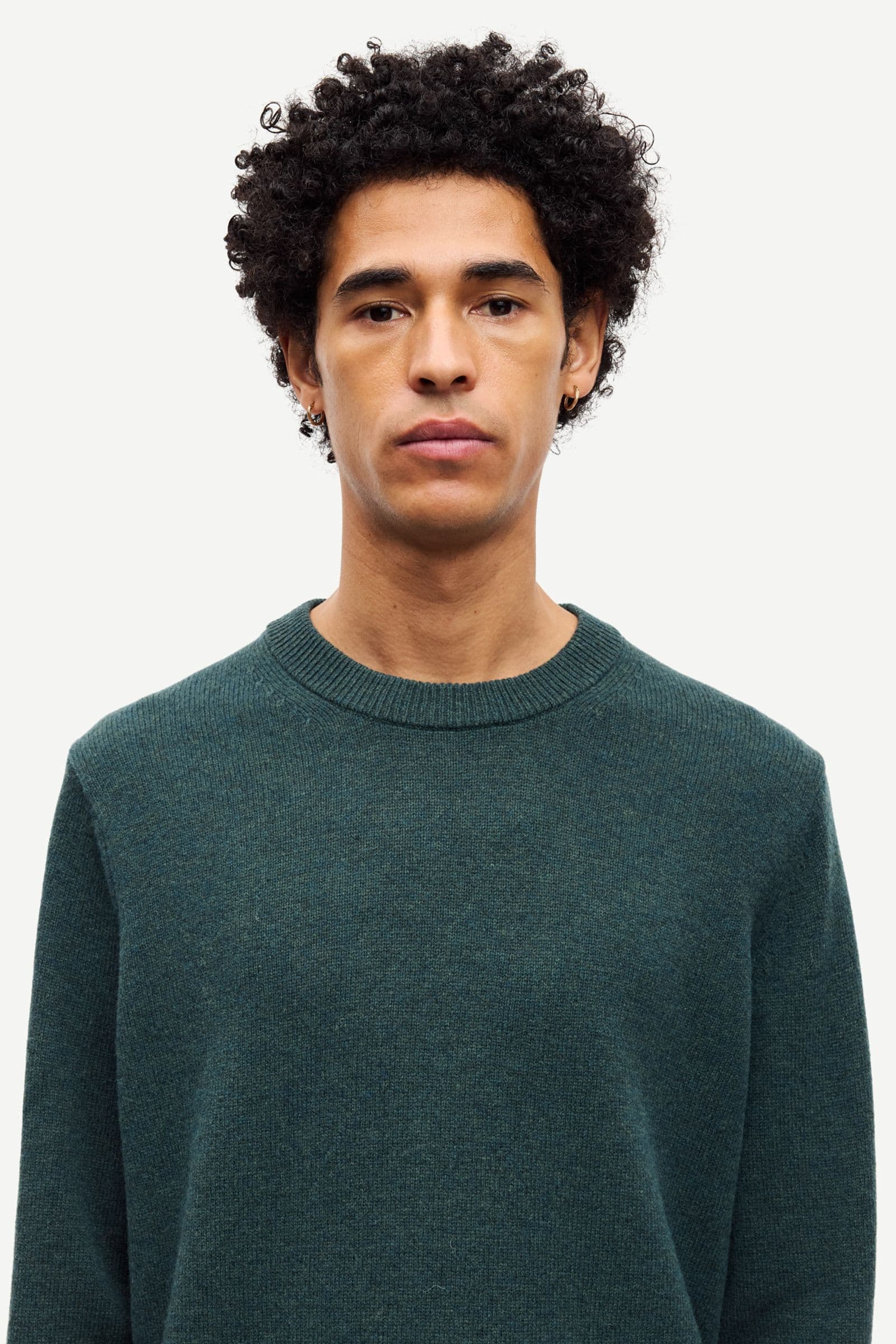 Samsoe Samsoe Isak Knit Sweater Green Gables
