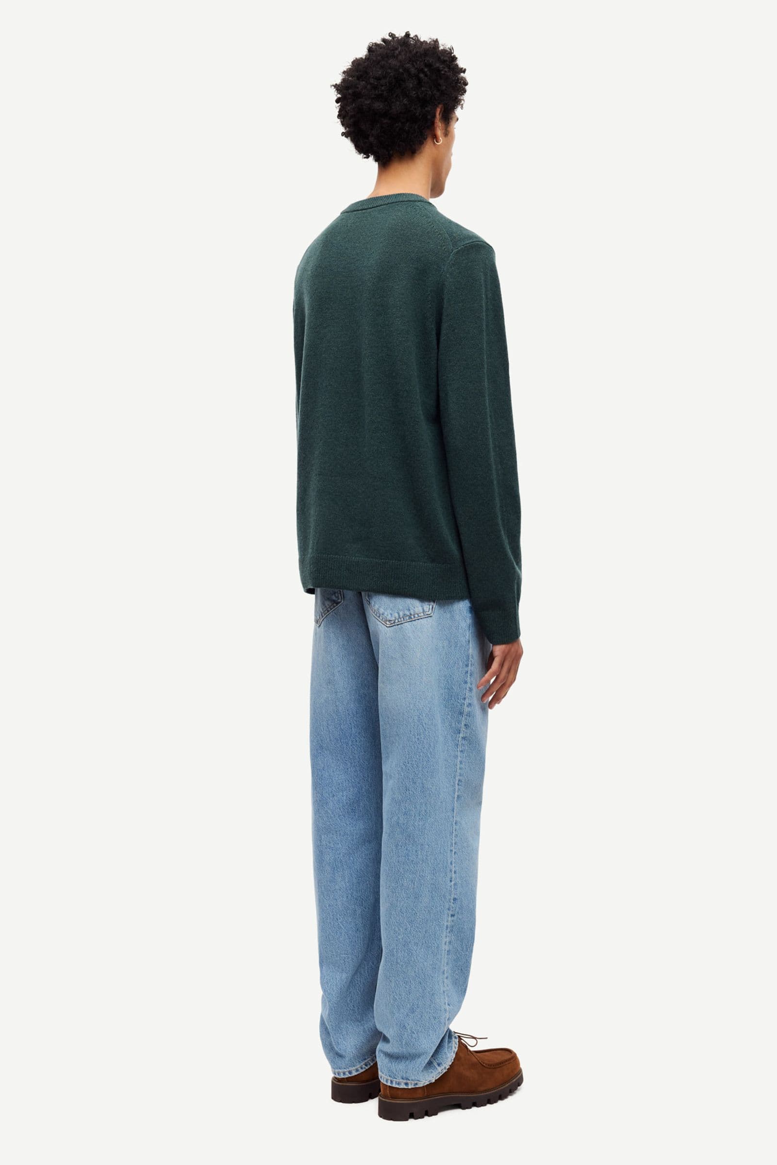 Samsoe Samsoe Isak Knit Sweater Green Gables