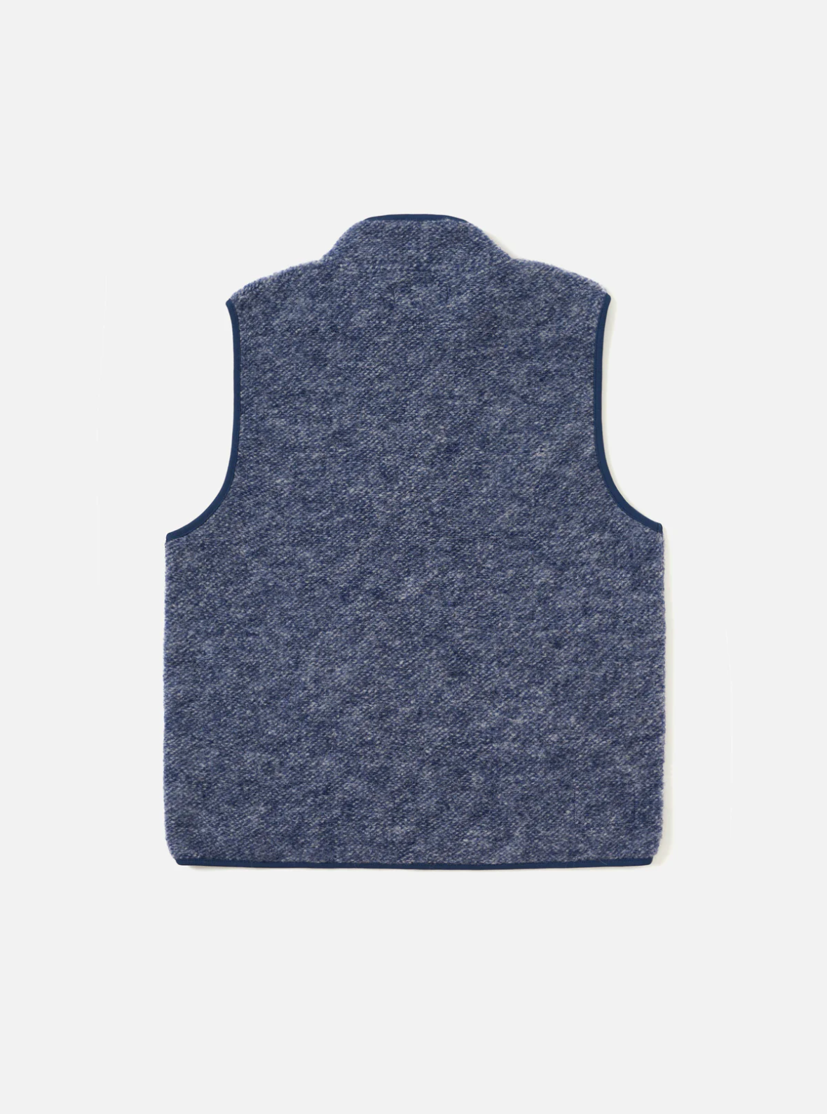 Universal Works Six Wool Fleece Climbing Gilet Blue