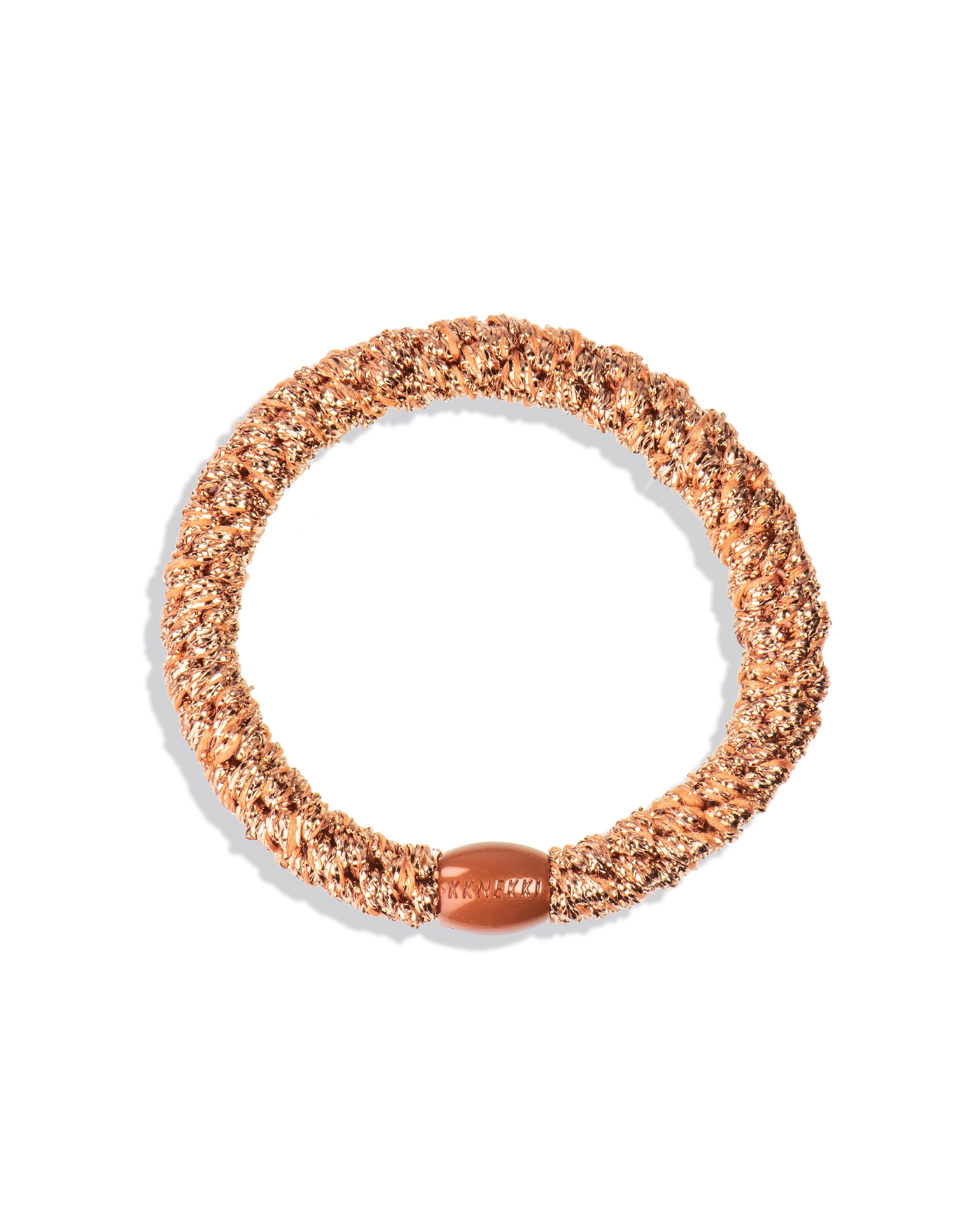 Kkneki Rosegold glitter hair tie
