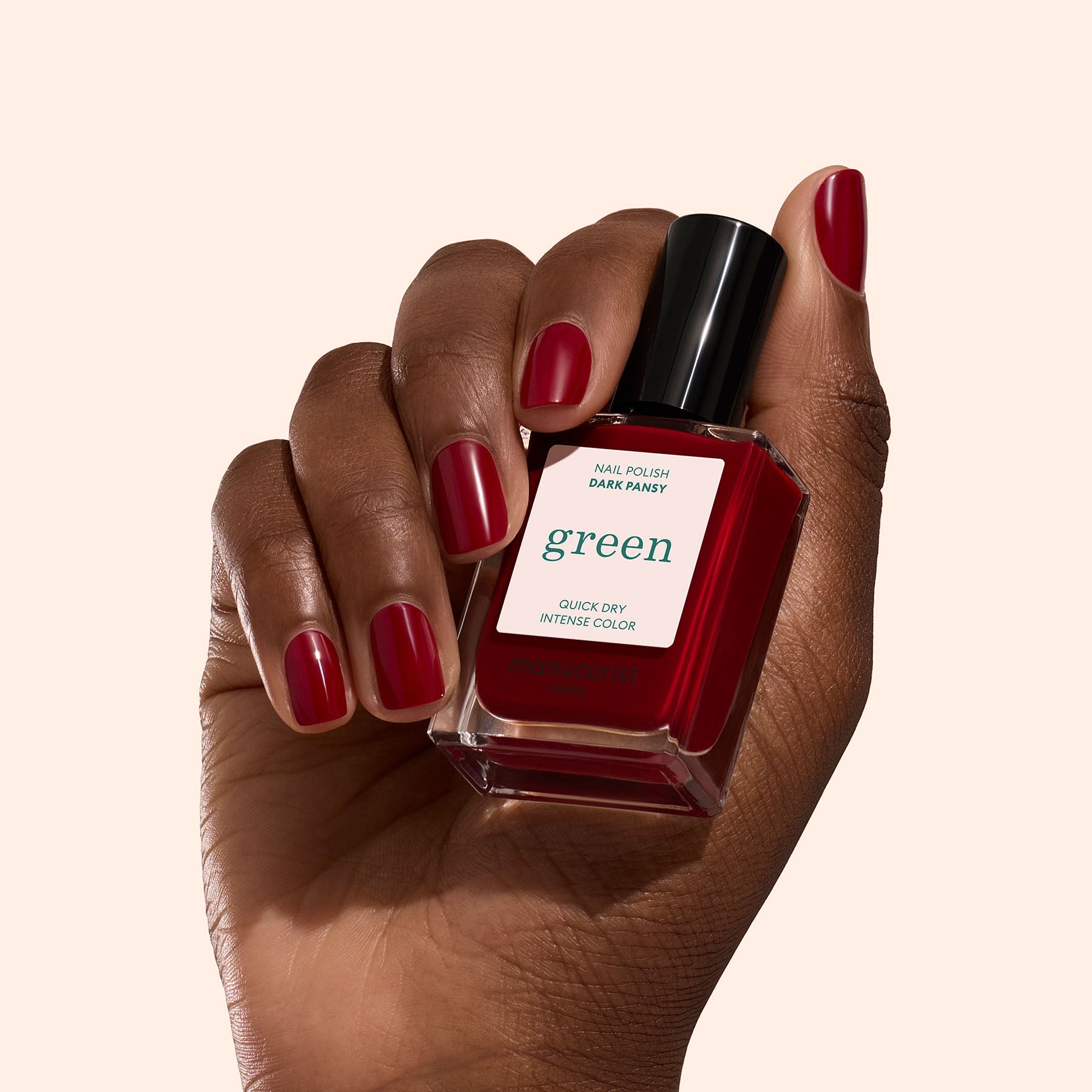 Manucurist Green Natural Nail Polish- Dark Pansy