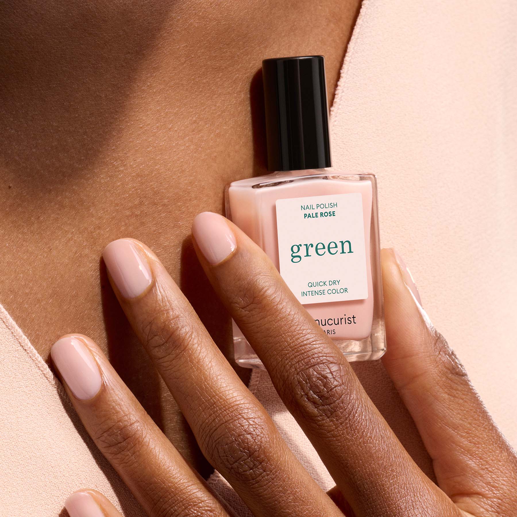 Manucurist Green Natural Nail Polish- Pale Rose