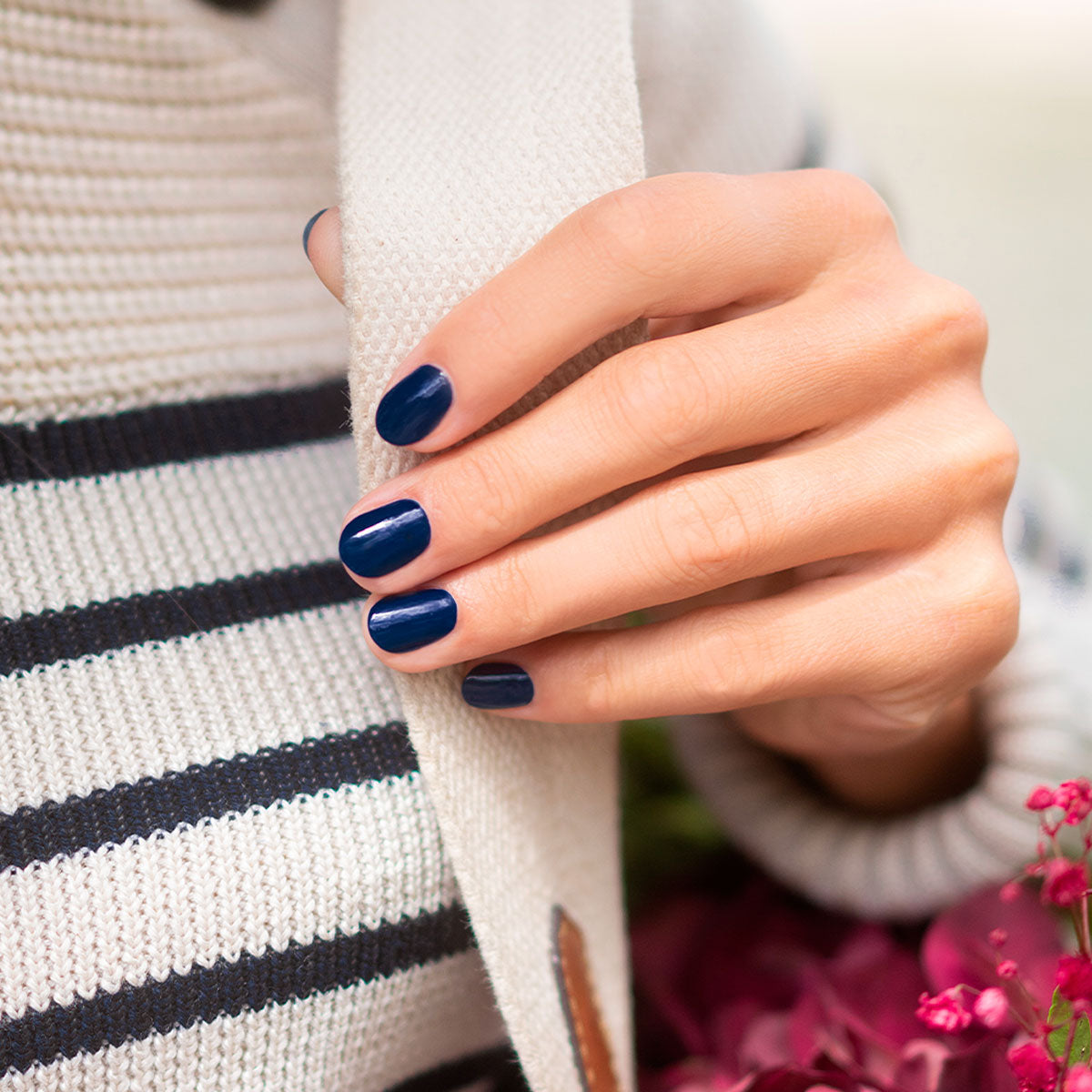 Manucurist Green Natural Nail Polish- Navy Blue