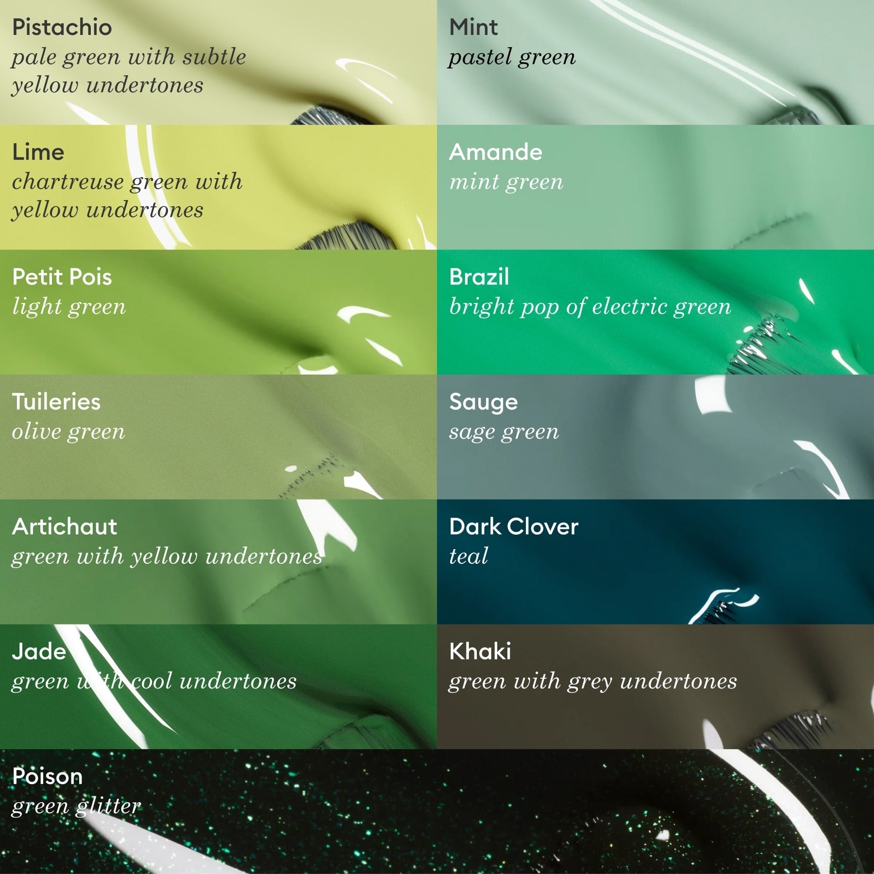 Manucurist Green Natural Nail Polish-Dark Clover