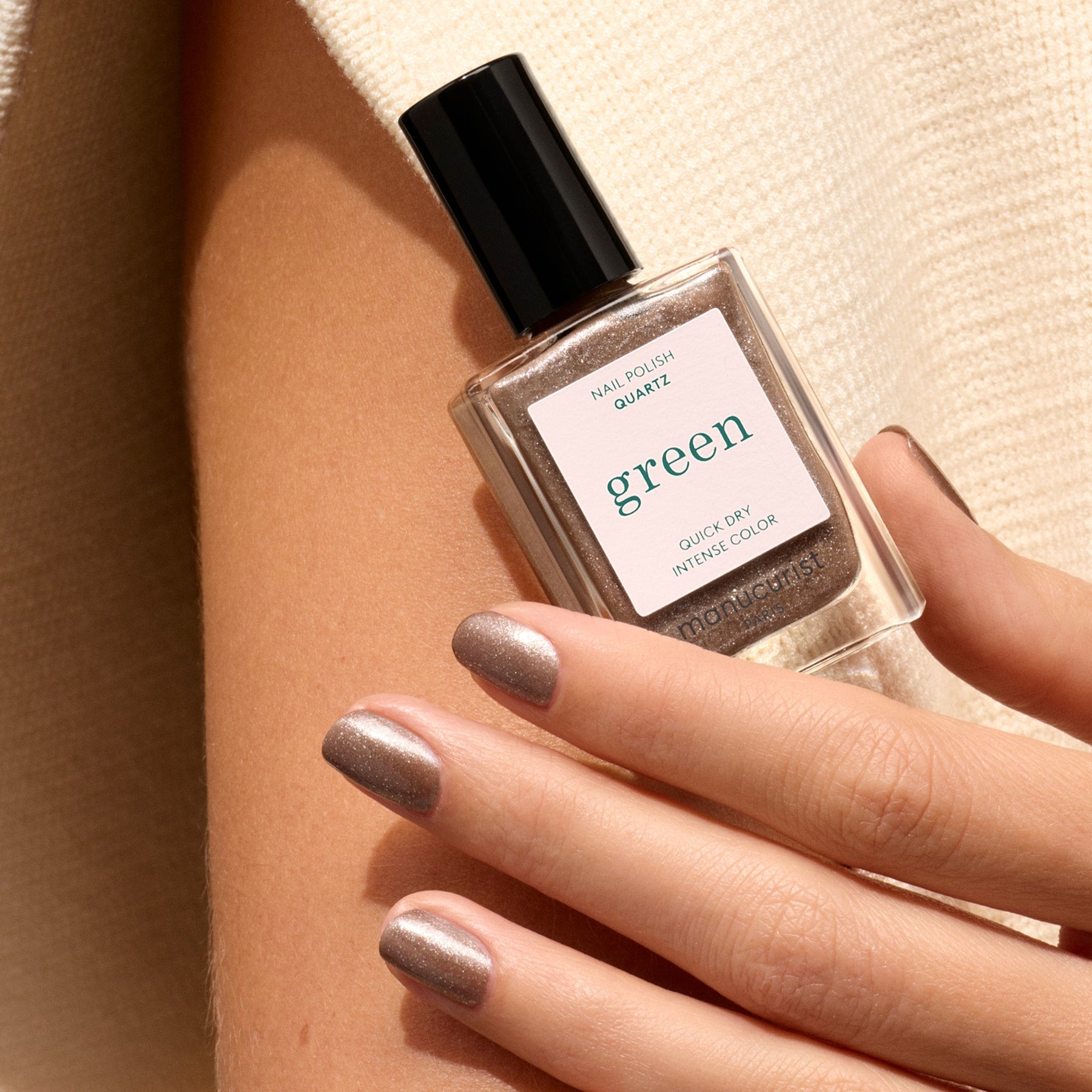 Manucurist Green Natural Nail Polish- Quartz