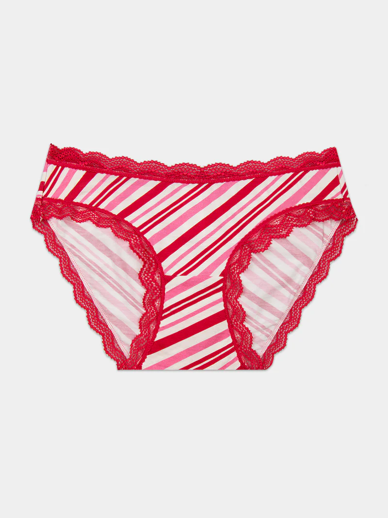 Stripe and Stare Knickers Classic- Candy Cane Wishes
