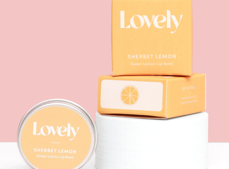 Lovely Skincare Lemon Sugar Lip Balm