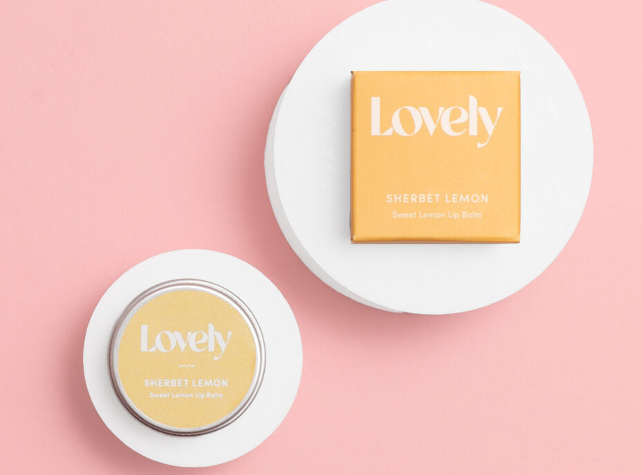 Lovely Skincare Lemon Sugar Lip Balm